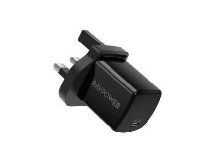 RAVPower RP-PC163 PD Pioneer Wall Charger - 20W   Black Supply