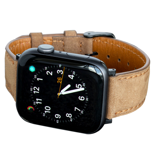 Apple Watch Bands 38 40 41mm - Desert Brown Leather on Sale