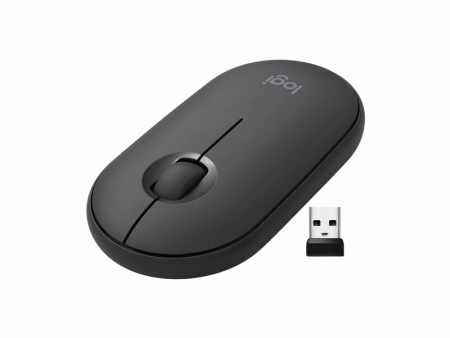 Logitech Pebble M350 - Up to 10m   Wireless   Black - Mouse Discount