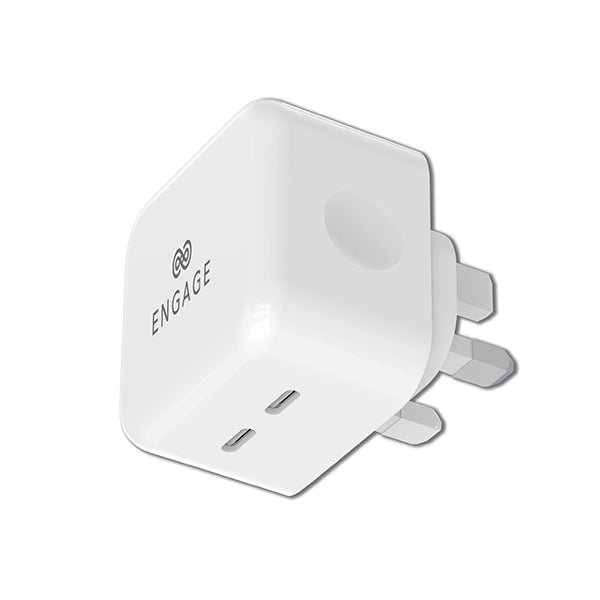 Engage Dual USB-C Port Home Charger - 35W   White Online