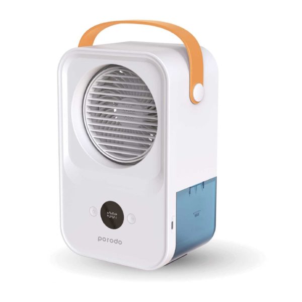 Porodo Lifestyle Water & Ice Nano Mist Cooling Fan - White Online Sale