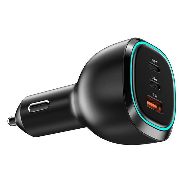 Engage 3 Port PD USB-C 165W Car Charger - Black Online Sale