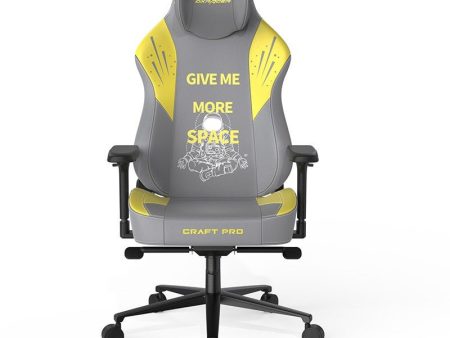 DXRacer Craft Pro Astronaut Gaming Chair - Grey Yellow Discount