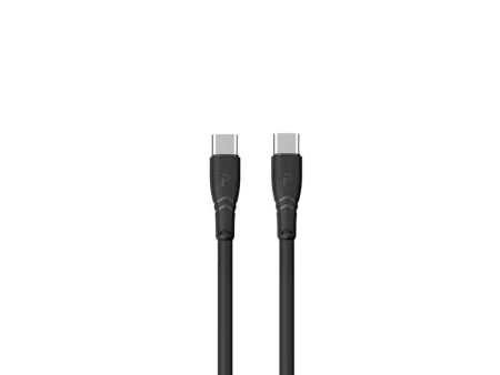 Pawa PVC 60W Data & Quick Charging USB-C to USB-C Cable 1.2m 4ft - Black For Cheap