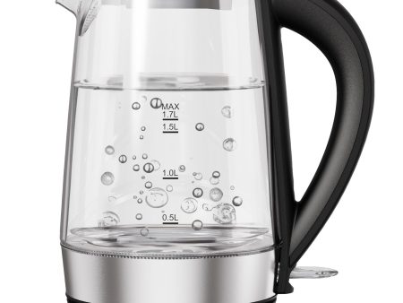 LePresso 360 Transparent Quick-Boil Glass Kettle - Black Cheap