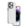 Levelo Sensa Clear Back Case iPhone 14 Pro Max - Clear Grey Online Hot Sale