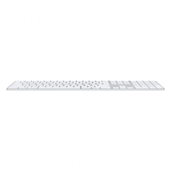 Apple Magic Keyboard with Touch ID Numeric Mac - Bluetooth   Arb Eng   White on Sale