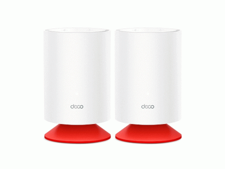 TP-Link Deco Voice X20 (AX1800) Mesh Wi-Fi 6 System with Smart Speaker - 5GHz (1201 Mbps)   Gigabit Ports (2-Pack) For Discount