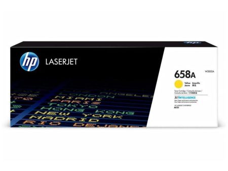 HP 658A Yellow Original LaserJet Toner Cartridge - 6000 Pages   Yellow Color   Toner Cartridge Cheap