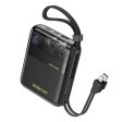 Wekome WP-309 10000mAh 22.5W Super Fast Charge Power Bank with Cable - Black Online Sale