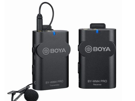 BOYA BY-WM4 PRO K1 Dual Channel 2.4G Wireless Studio Condenser Microphone Lavalier Interview Mic For DSLR Cameras Sale