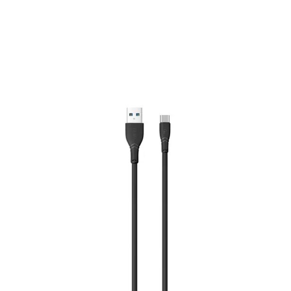 Pawa PVC 3A Data & Quick Charging Type-C Cable 2m 6.5ft - Black on Sale