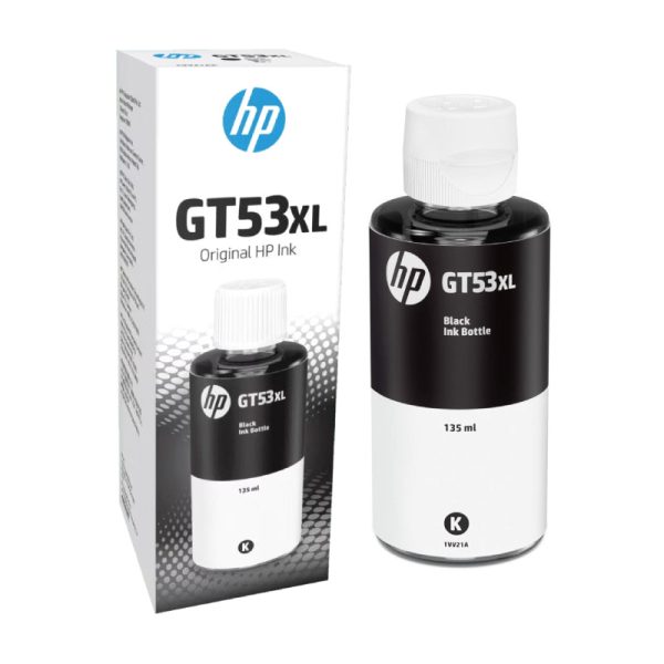 HP GT53XL Black Original Ink Bottle - 6000 Pages   135 ml   Black Color   Ink Cartridge Online Hot Sale