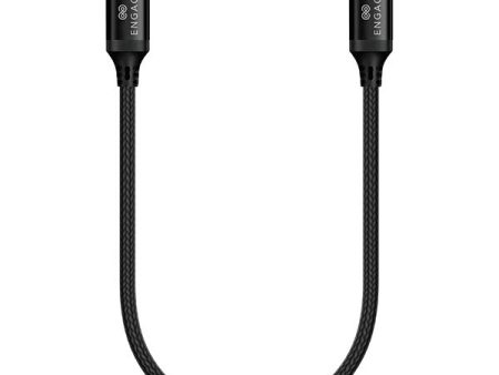 Engage PD 20W Type-C to Lightning Cable 30 cm - Black For Sale