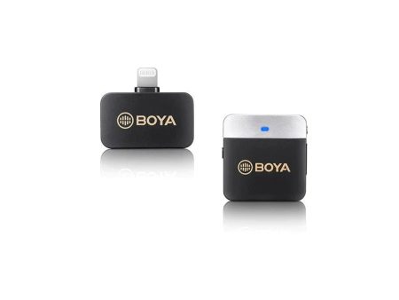 BOYA 2.4Ghz Wireless Microphone with Ear-Return Monitoring function - Black Online Sale