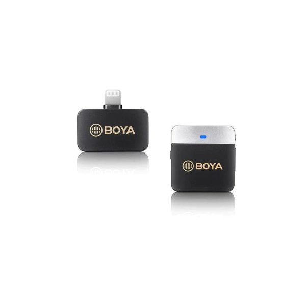 BOYA 2.4Ghz Wireless Microphone with Ear-Return Monitoring function - Black Online Sale