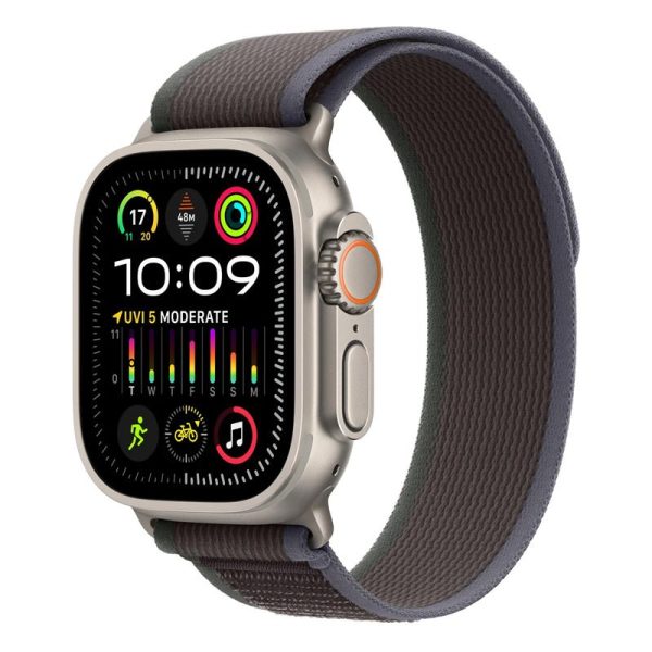 Apple Watch Ultra 2 - LTPO OLED   64GB   49mm   Bluetooth   Wi-Fi   Cellular   Small Medium   Titanium Blue Black Trail Loop Sale