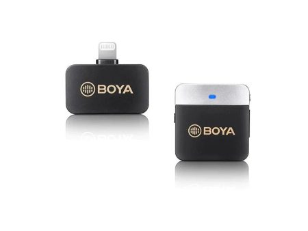 BOYA 2.4Ghz Wireless Microphone with Ear-Return Monitoring function - Black Cheap