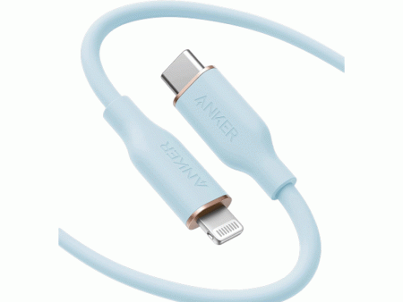 Anker PowerLine III Lightning Cable - USB-C   1.8m   Blue Online now