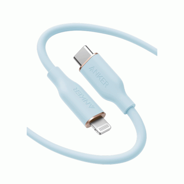 Anker PowerLine III Lightning Cable - USB-C   1.8m   Blue Online now