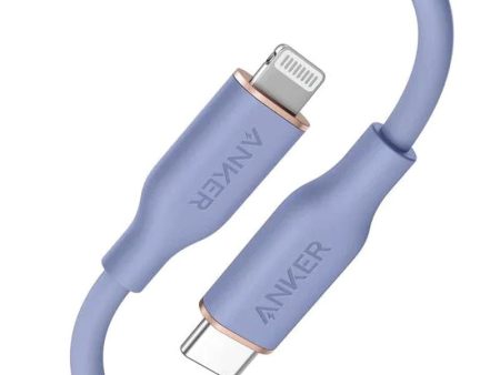 Anker PowerLine III Lightning Cable - USB-C   0.9m   Purple For Discount