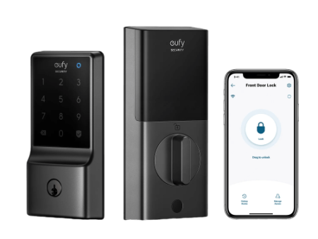 Eufy Smart Lock Wi-Fi - Black Online Sale