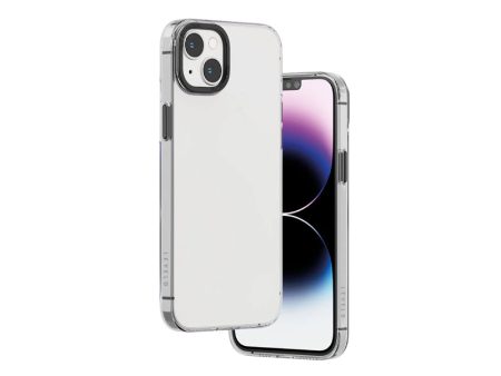 Levelo Sensa Clear Back Case iPhone 14 Plus - Clear Grey For Sale