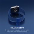 Levelo Double Milanese Watch Strap Apple Watch 38   40   41mm - Blue For Cheap