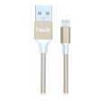 HAVIT HV-CB721X - Lightning USB Cable - Gold Hot on Sale