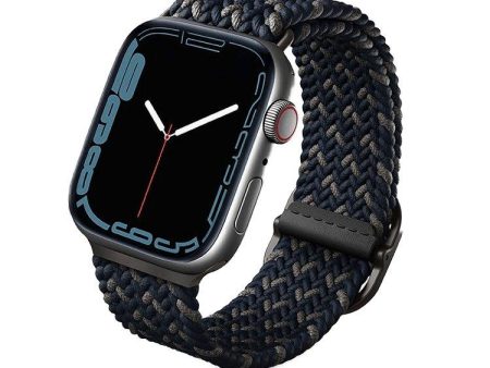 Uniq Aspen Designer Edition Braided Apple Watch Strap 42 44 45mm – Obsidian Blue Sale