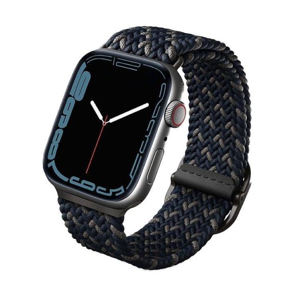 Uniq Aspen Designer Edition Braided Apple Watch Strap 42 44 45mm – Obsidian Blue Sale