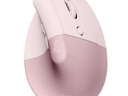 Logitech Lift Vertical Ergonomic Wireless & Blutooth Mouse - Rose For Discount