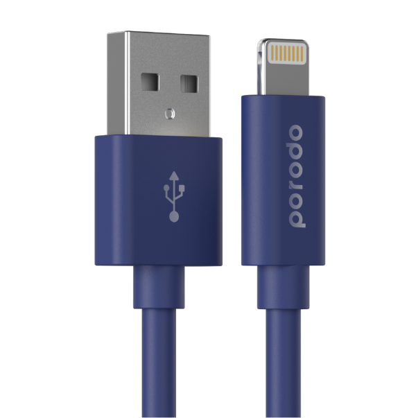 Porodo PVC Lightning Cable 1.2m - Blue Online now