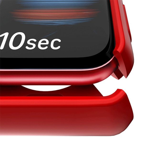 Itskins Spectrum Bumper Case - 44mm   Apple Watch SE   6   5   4   Red & Black - Pack of 2 For Sale