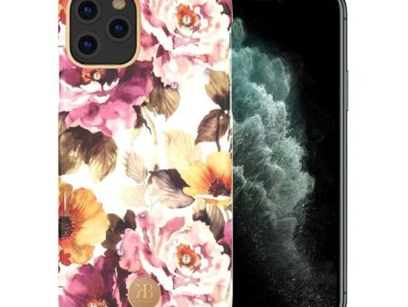 Kingxbar Swarovski Case - iPhone 11 Pro Max   Flora Pink Cheap