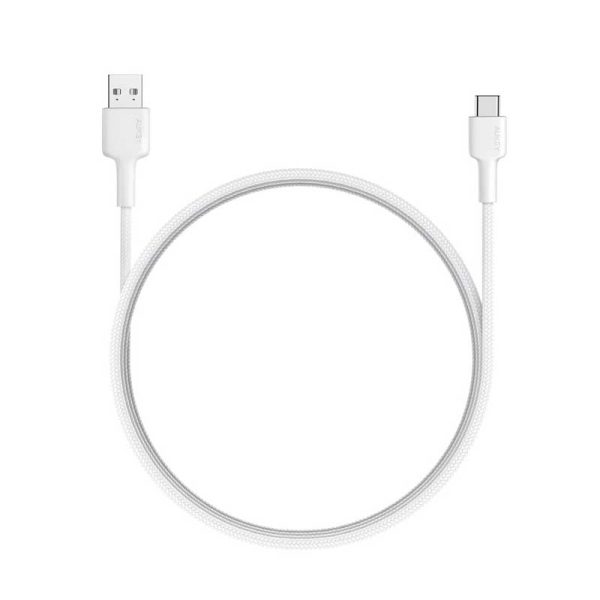 AUKEY Braided Nylon USB 2.0 to USB-C Cable - 0.9m   White Online now