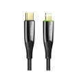 Mcdodo LED Auto Power Off PD Cable - Lightning To USB-C   Black Online