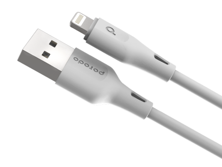 Porodo USB Cable Lightning Connector Durable Fast Charge and Data Cable (3m 10ft) - White Supply