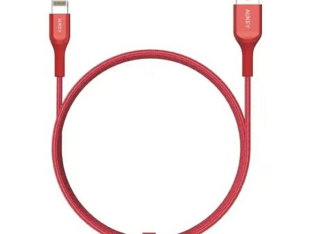 AUKEY Kevlar Core Lightning to USB-A Cable - 2m   Red Online Hot Sale