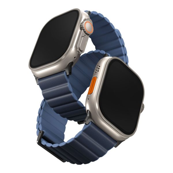 Uniq Revix Premium Edition Reversible Strap For Apple Watch 49 45 44 42mm – Prussian Blue   Mist Blue Sale