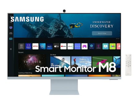 Samsung LS32BM80BUMXUE M8 Smart Monitor - 32.0  VA 4K UHD   4ms   USB-C   Micro-HDMI   Wi-Fi   Bluetooth   Blue - Monitor Online now