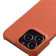 Melkco Back Snap Series Leather Regal Case - Apple iPhone 14 Pro   Orange Discount