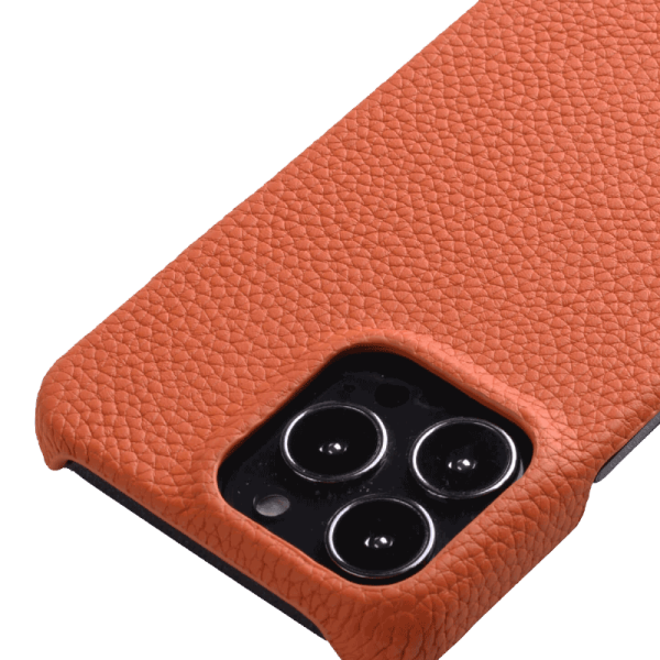 Melkco Back Snap Series Leather Regal Case - Apple iPhone 14 Pro   Orange Discount