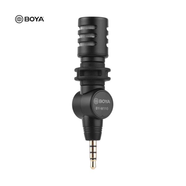 BOYA Miniature Condenser Smartphone mic (3.5mm Jack ) - Black Supply