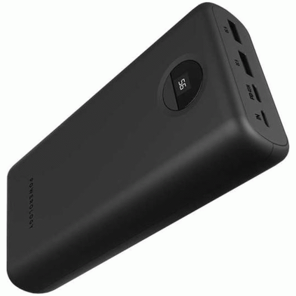 Powerology Portable Power Bank Fast Charging - 30000mAh   45W   Black Cheap