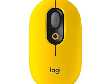 Logitech POP with Emoji Wireless Bluetooth Mouse, Yellow Online