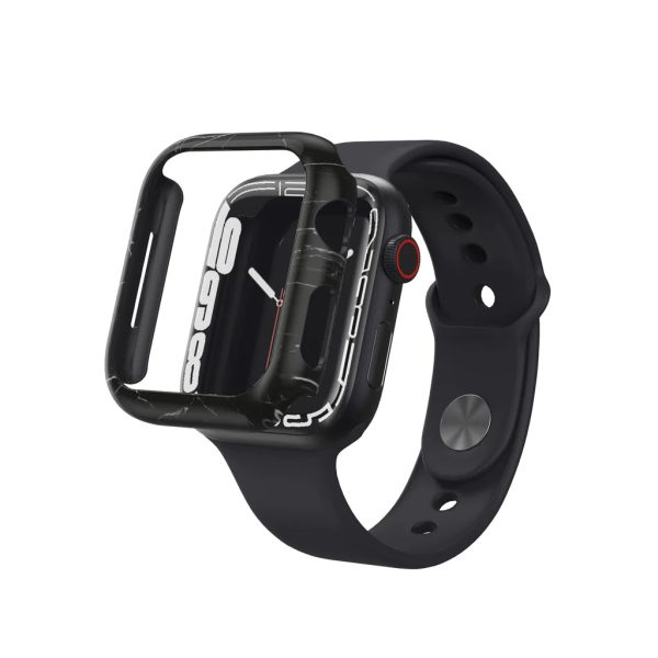 Apple Watch Series 7 Prismart Case - Marble Black on Sale