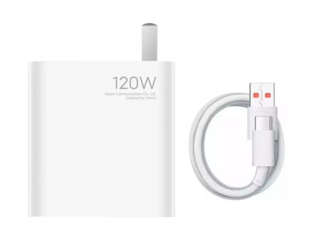 Xiaomi 120W Charging Combo (Type-A) - USB-A   120W   White Fashion