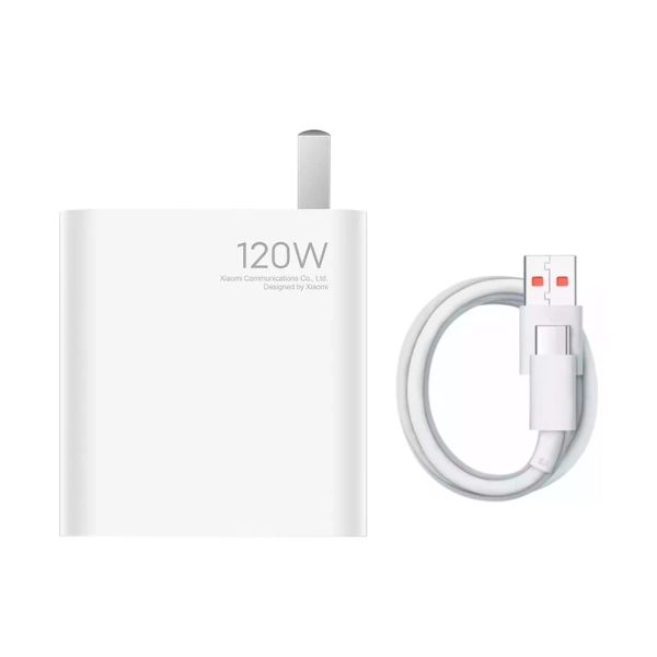 Xiaomi 120W Charging Combo (Type-A) - USB-A   120W   White Fashion