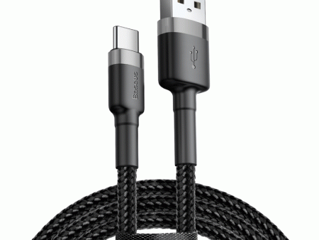 Baseus Cafule Type-C Charging Cable - 1 Meter   3A   Black on Sale